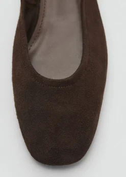 MANGO Buty|Akcesoria Skórzane*Buty zamszowe na obcasie