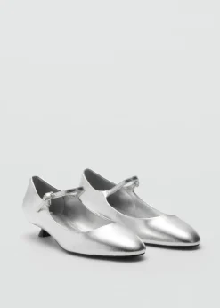 MANGO Buty*Buty ze sprzączką i obcasem typu kaczuszka