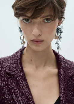 MANGO Marynarki*Cekinowa marynarka garniturowa