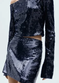 MANGO Spódnice*Cekinowa spódnica mini