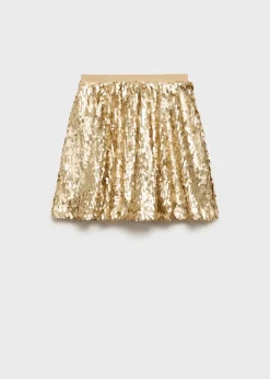 Dzieci MANGO Szorty I Spódnice*Cekinowa spódnica w m kolorze