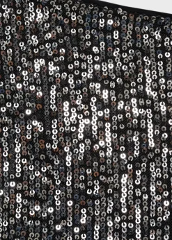 MANGO Spódnice*Cekinowa spódnica z falbankami