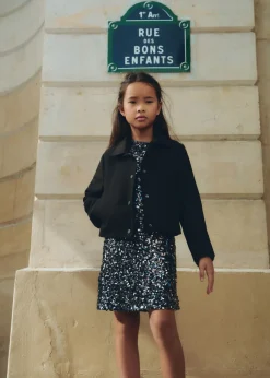 Dzieci MANGO Sukienki I Kombinezony*Cekinowa sukienka