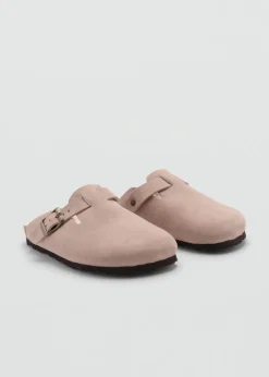 Dzieci MANGO Buty*Chodaki skórzane z wyściółką z baranka