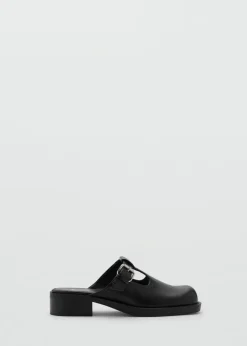 MANGO Buty*Chodaki z klamrą w stylu mule