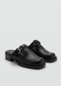 MANGO Buty*Chodaki z klamrą w stylu mule
