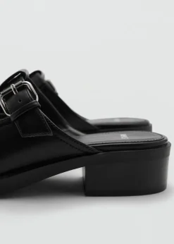 MANGO Buty*Chodaki z klamrą w stylu mule
