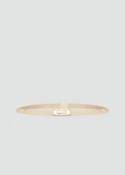 MANGO Paski*Cienki metalowy pasek