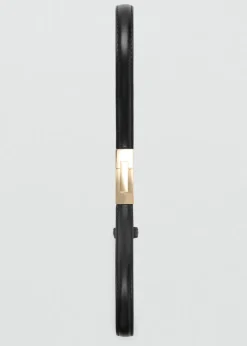 MANGO Paski*Cienki pasek z metalową sprzączką