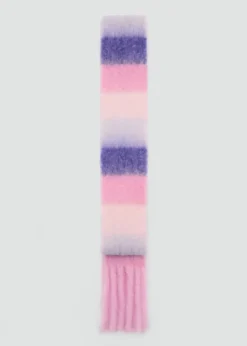 MANGO Szaliki I Chusty*Cienki szalik w paski