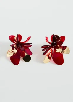 MANGO Biżuteria*Combined flower earrings