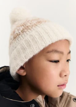 Dzieci MANGO Szaliki I Czapki|Więcej Akcesoriów*Czapka żakardowa z pomponem