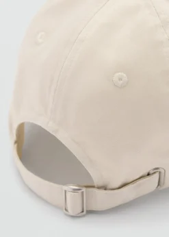 MANGO Czapki*Czapka z daszkiem bawełniana z haftem