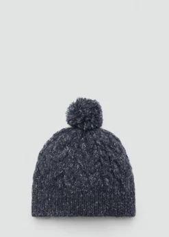 Dzieci MANGO Akcesoria|Akcesoria*Czapka z plecionej dzianiny z pomponem