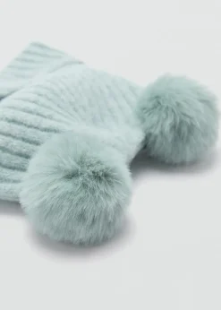 Dzieci MANGO Akcesoria*Czapka z pomponem