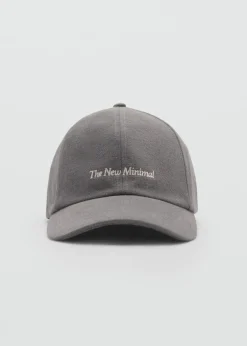 MANGO Czapki I Rękawiczki*Czapka z wyszywanym napisem