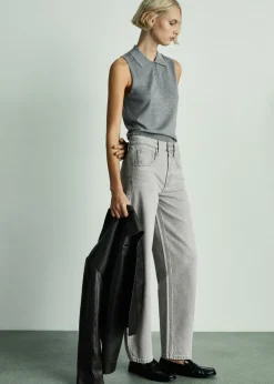 MANGO Dżinsy*Dżinsy Balloon z wysokim stanem