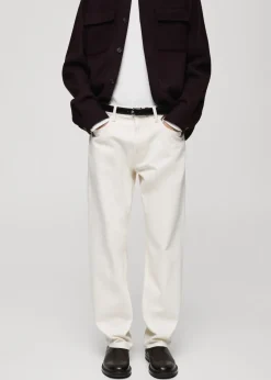 MANGO Dżinsy*Dżinsy bawełniane straight fit