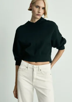 MANGO Dżinsy*Dżinsy Blanca o prostym kroju crop