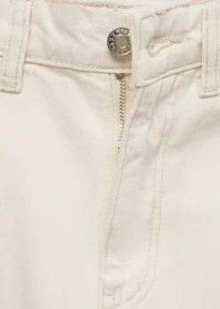 MANGO Dżinsy*Dżinsy Blanca o prostym kroju crop