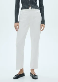 MANGO Dżinsy*Dżinsy Blanca o prostym kroju crop