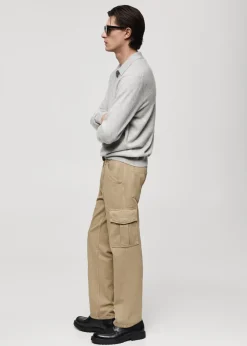 MANGO Spodnie|Dżinsy*Dżinsy cargo straight fit