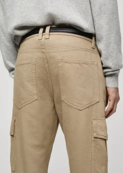 MANGO Spodnie|Dżinsy*Dżinsy cargo straight fit