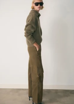 MANGO Dżinsy*Dżinsy cargo z suwakami