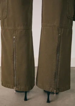 MANGO Dżinsy*Dżinsy cargo z suwakami