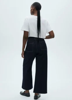 MANGO Dżinsy*Dżinsy Catherin culotte rinse wash