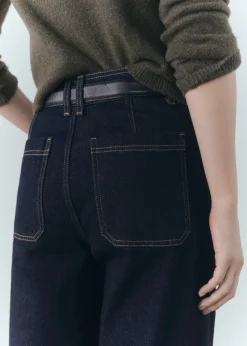 MANGO Dżinsy*Dżinsy Catherin culotte rinse wash