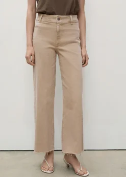 MANGO Dżinsy*Dżinsy Catherin culotte z wysokim stanem