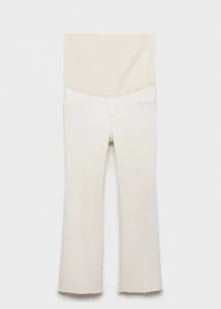 MANGO Dżinsy*Dżinsy ciążowe flare crop