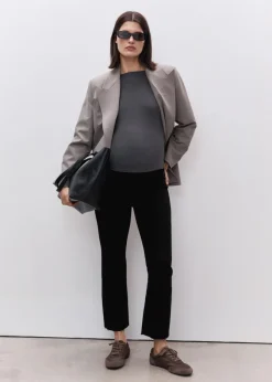 MANGO Dżinsy*Dżinsy ciążowe flare crop