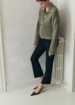 MANGO Dżinsy*Dżinsy ciążowe flare crop