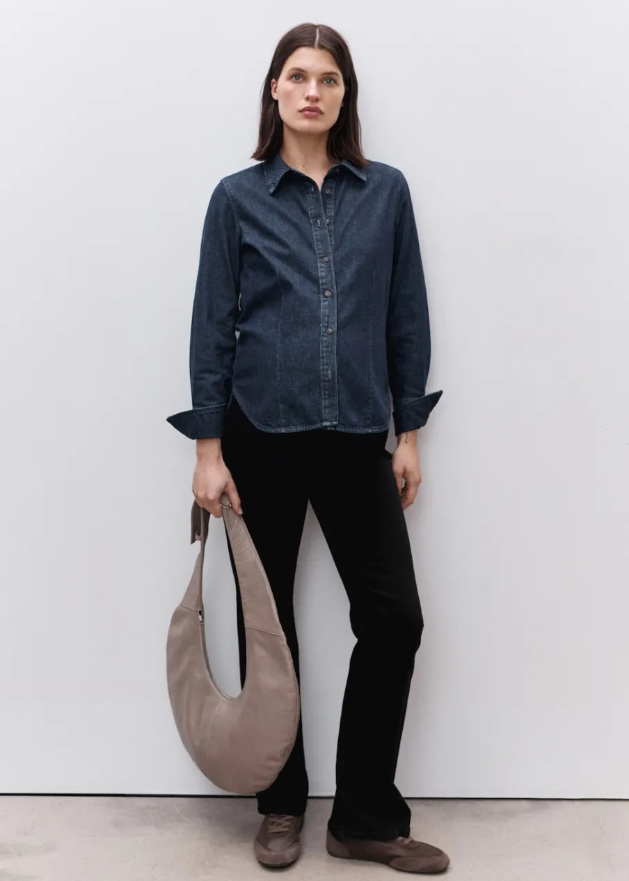 MANGO Dżinsy*Dżinsy ciążowe z rozszerzanymi nogawkami