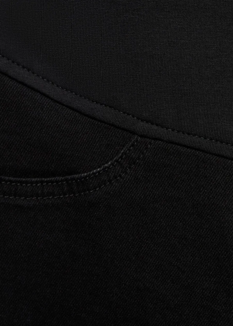 MANGO Dżinsy*Dżinsy ciążowe z rozszerzanymi nogawkami