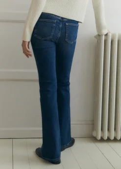 MANGO Dżinsy*Dżinsy ciążowe z rozszerzanymi nogawkami