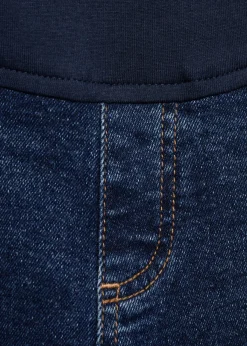 MANGO Dżinsy*Dżinsy ciążowe z rozszerzanymi nogawkami