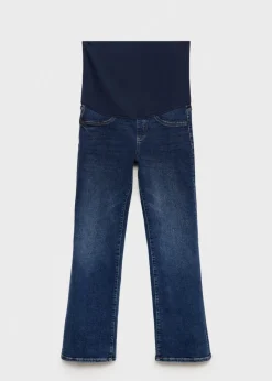 MANGO Dżinsy*Dżinsy ciążowe z rozszerzanymi nogawkami