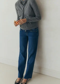 MANGO Dżinsy*Dżinsy ciążowe z szerokimi nogawkami