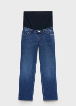 MANGO Dżinsy*Dżinsy ciążowe z szerokimi nogawkami