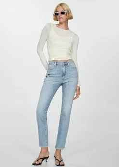 MANGO Dżinsy*Dżinsy Claudia slim crop