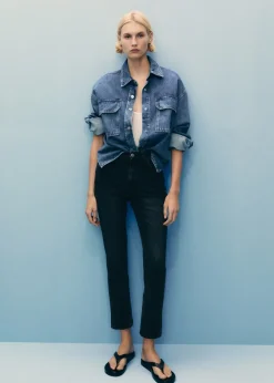 MANGO Dżinsy*Dżinsy Claudia slim crop