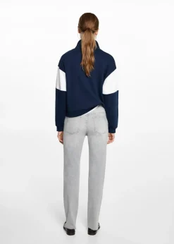 MANGO Dżinsy*Dżinsy crop z prostymi nogawkami