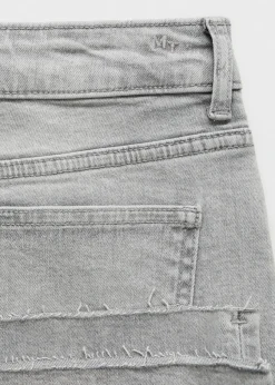 MANGO Dżinsy*Dżinsy crop z prostymi nogawkami