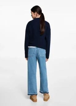 MANGO Dżinsy*Dżinsy culotte z kieszeniami