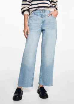 MANGO Dżinsy*Dżinsy culotte z ozdobnym szwem