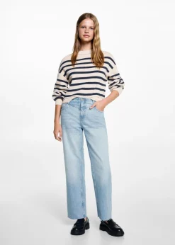 MANGO Dżinsy*Dżinsy culotte z ozdobnym szwem