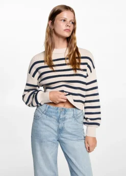 MANGO Dżinsy*Dżinsy culotte z ozdobnym szwem